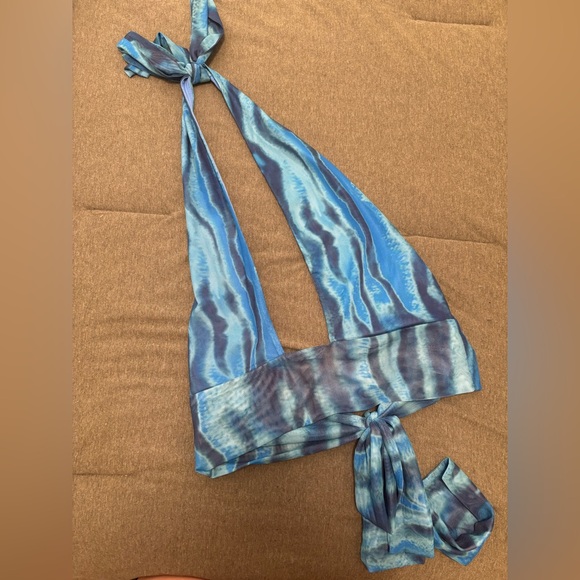 NWT Motel Rocks Tie Halter Top - Picture 5 of 6